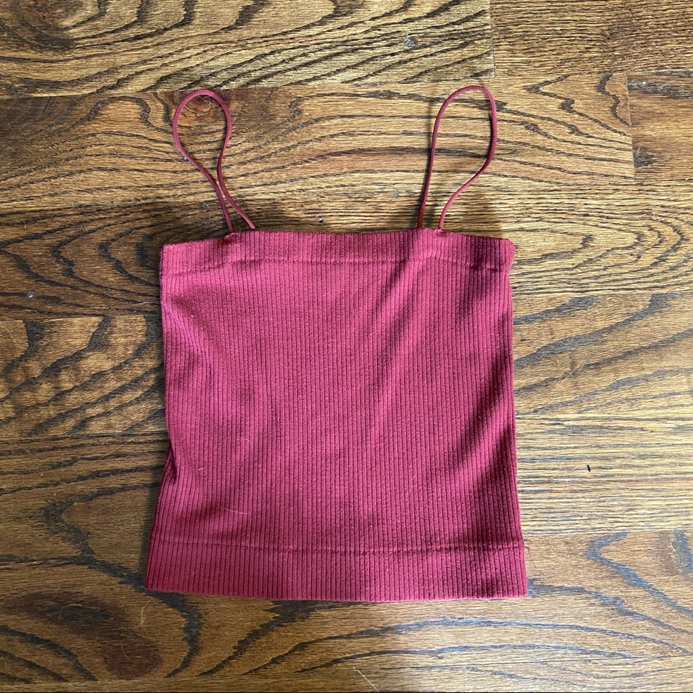 American Eagle Maroon Tank